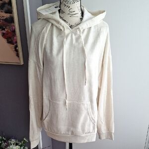 Cream Hooded Sweatshirt